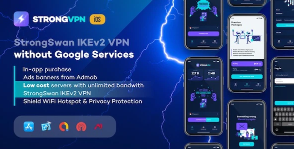 StrongVPN - StrongSwan IKE VPN stable - free VPN proxy for iOS