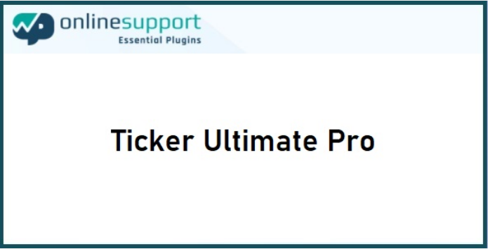 Ticker Ultimate Pro - Essential Plugin