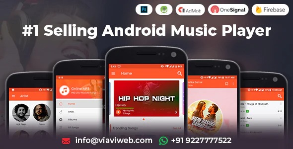 Android Music Player - Online MP (Songs) App