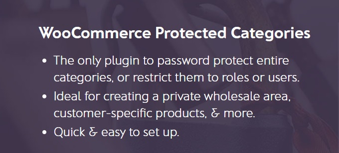 WooCommerce Protected Categories[Barn Media]