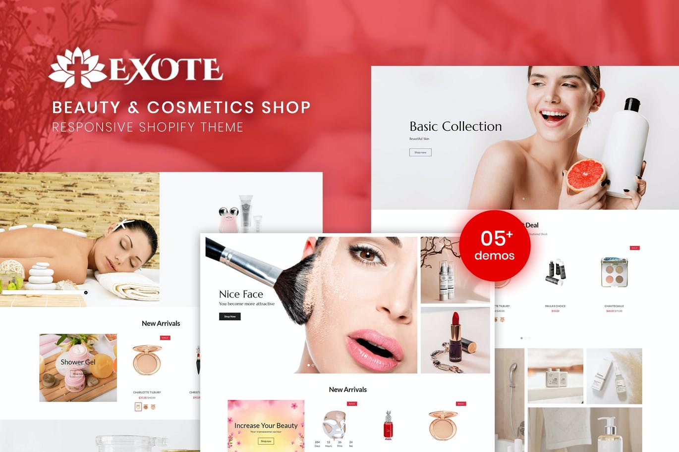 Exote - Beauty - Cosmetics Shopify Theme