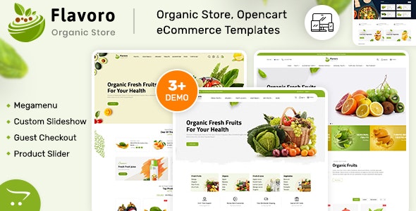Flavero - Organic Food OpenCart Store