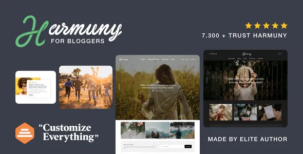Harmuny - Modern WordPress Blog Theme