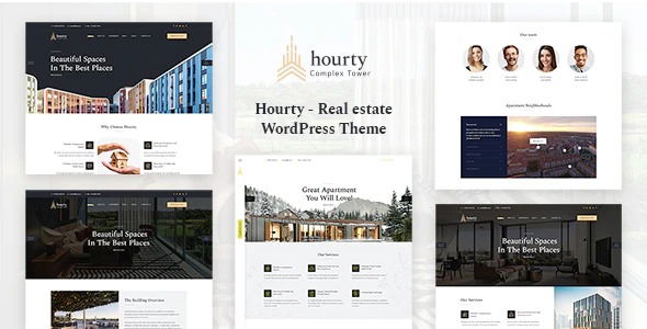 Hourty - Real Estate Classify WordPress Theme