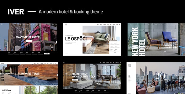 Iver - Modern Hotel Theme For WordPress
