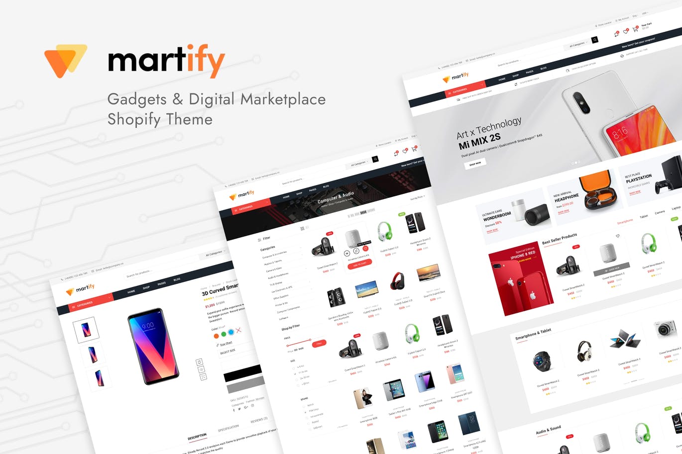 Martify - Gadgets - Digital Marketplace Shopify Theme