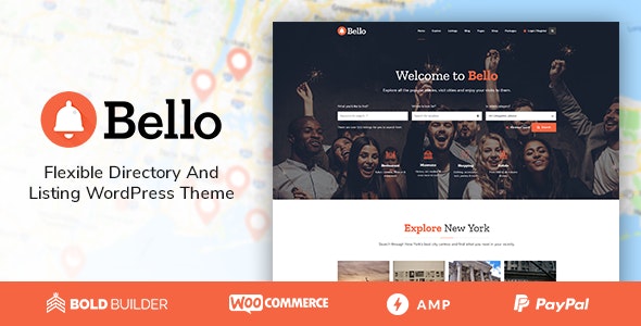 Bello - Directory - Listing WordPress Theme