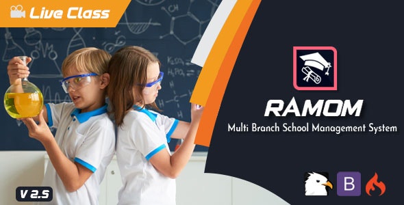 Ramom School - Multi Branch School Management System [Activated]