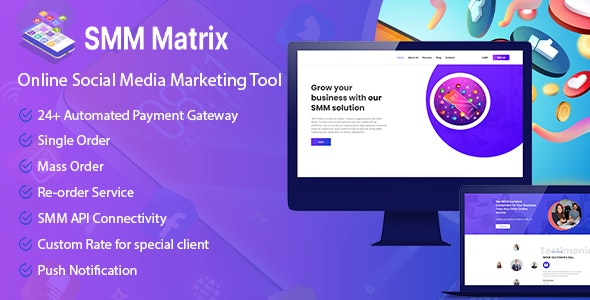 SMM Matrix - Social Media Marketing Tool November