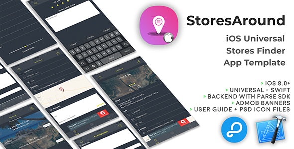 StoresAround | iOS Universal Store Finder App Template (Swift) December