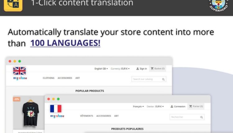 Translate content module - Free and unlimited translation