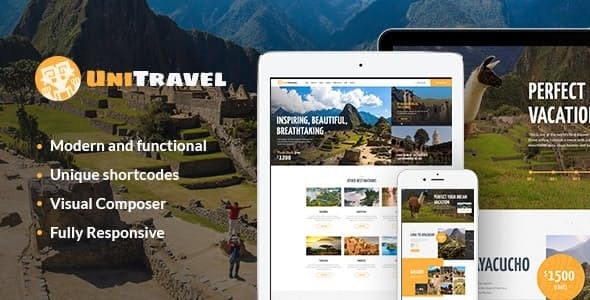 UniTravel- Travel Agency - Tourism Bureau WordPress Theme