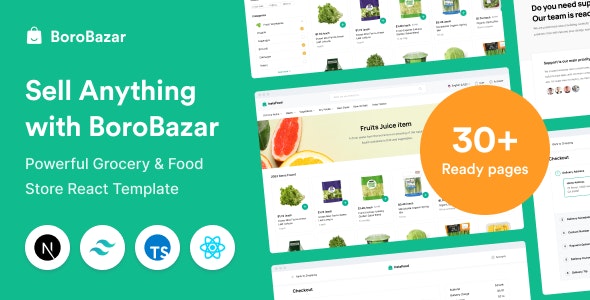 BoroBazar - React Ecommerce Template with Grocery - Food Store