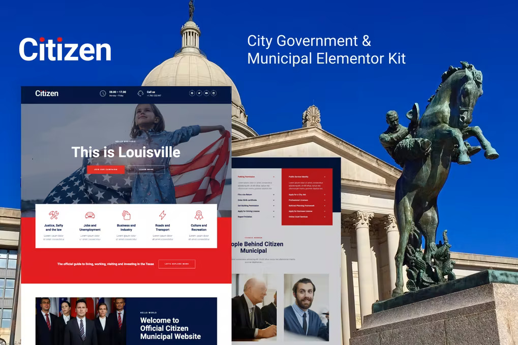 Citizen - City Government - Municipal Elementor Kit