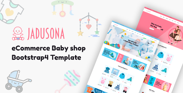 Jadusona - eCommerce Baby Shop Bootstrap Template