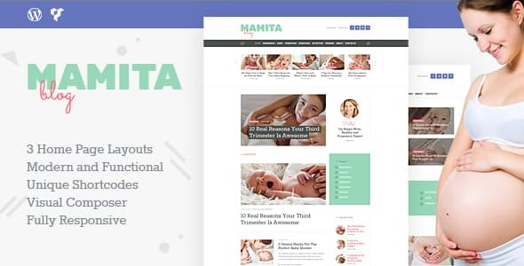 Mamita - Pregnancy - Maternity Blog WordPress Theme