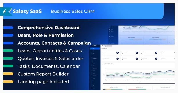 Salesy SaaS - CRM for business