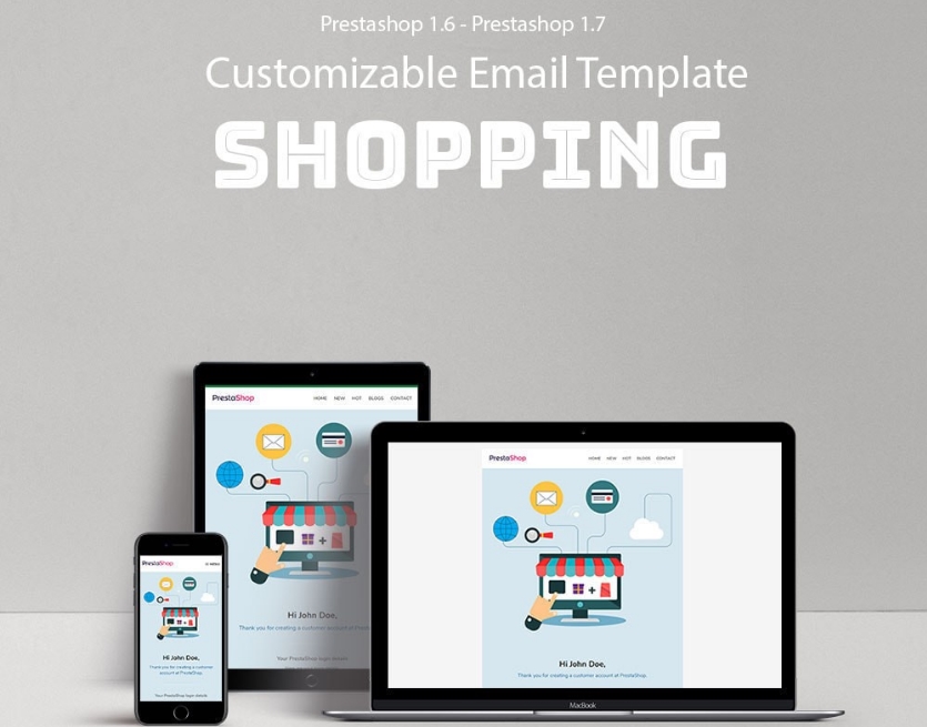 Shopping - Template emails and for emails of module