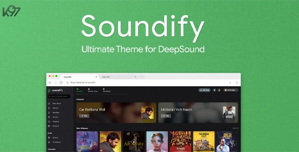 Soundify - The Ultimates DeepSound Theme