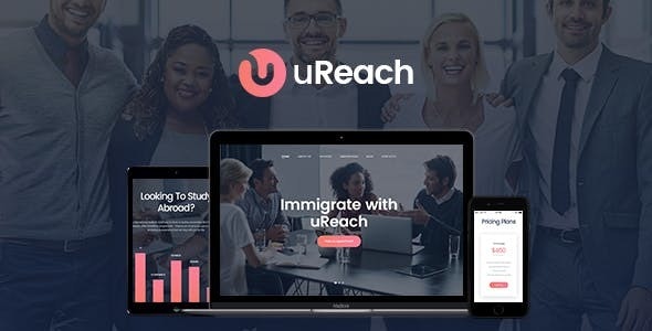 uReach - Immigration - Relocation Law Consulting WordPress Theme