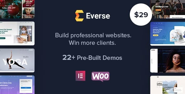 Everse - Multi-purpose Elementor WordPress Theme