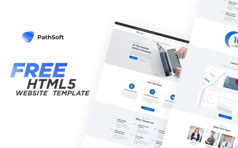 Free Business - Services HTML Website Template