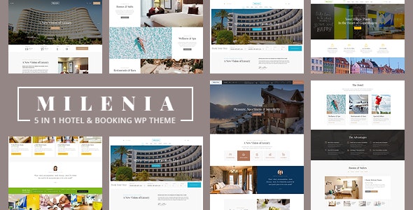 Milenia- Hotel - Booking WordPress Theme