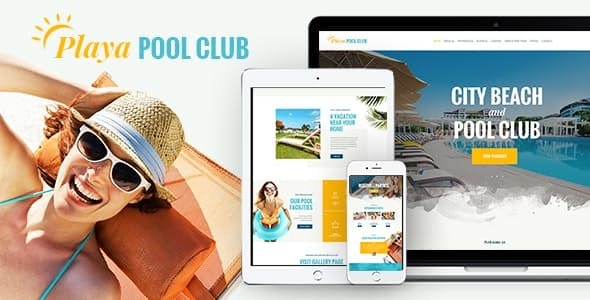 Playa | City and Private Beach - Pool Club WordPress Theme