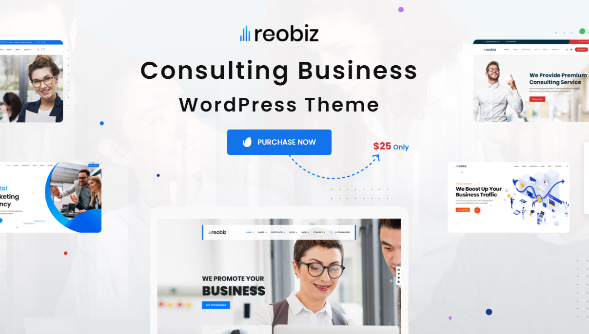 Reobiz- Consulting Business WordPress Theme