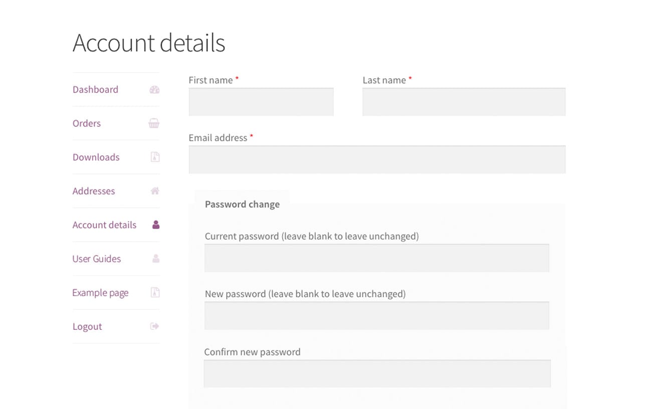 WooCommerce Account Pages [by Iconic]