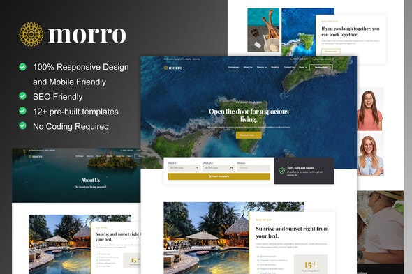 Morro - Hotel & Resort Elementor Template Kit
