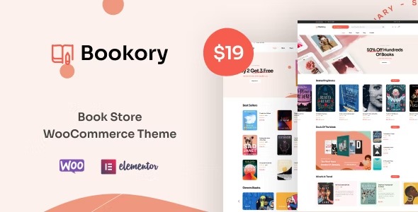Bookory Book Store WooCommerce Theme