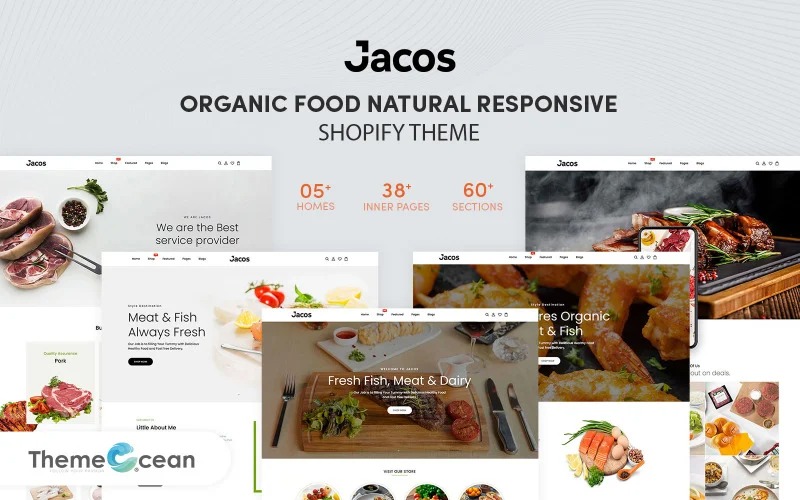 Jacos Organic Food Natural Responsive Shopify Theme