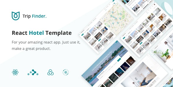 TripFinder React Hotel Listing Template