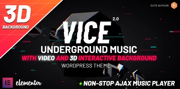 Vice Music Band Dj and Radio WordPress Theme