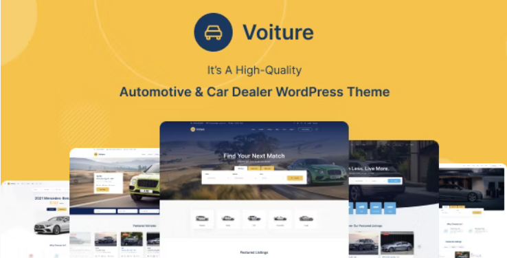 Voiture - Automotive - Car Dealer WordPress Theme