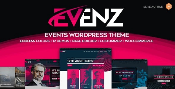 Evenz Conference and Event WordPress Theme