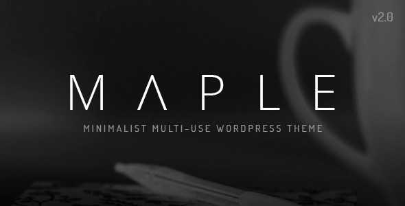 Maple Clean Minimal Multi-Purpose WordPress Theme