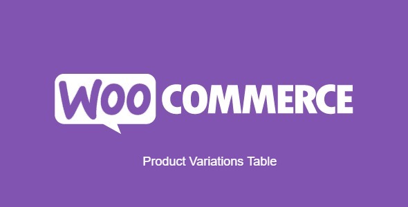 Product Variations Table for WooCommerce