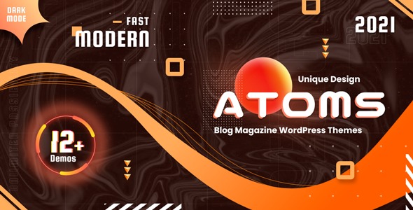 Atoms WordPress Magazine and Blog Theme