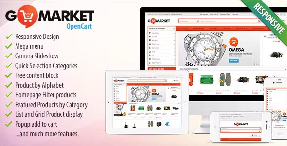 BossThemes GoMarket Supermarket OpenCart Theme | Shopping