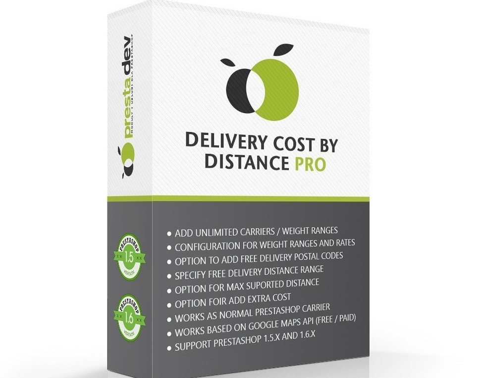 Delivery cost by distance Pro Prestashop