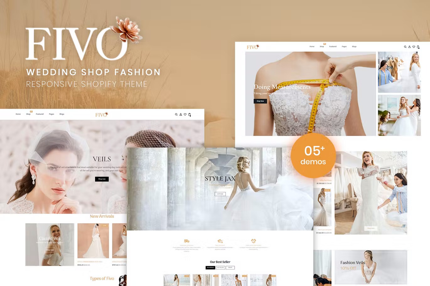 Fivo - Wedding Shop Fashion Shopify Theme