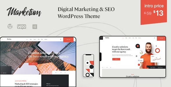 Marketum Digital marketing - SEO WordPress Theme