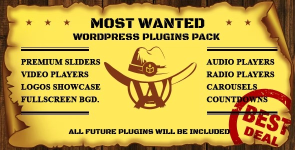Most Wanted WordPress Plugins Pack [Plugin]