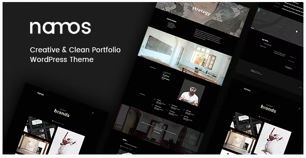 Namos - Creative One/Multi-Page Portfolio WordPress Theme