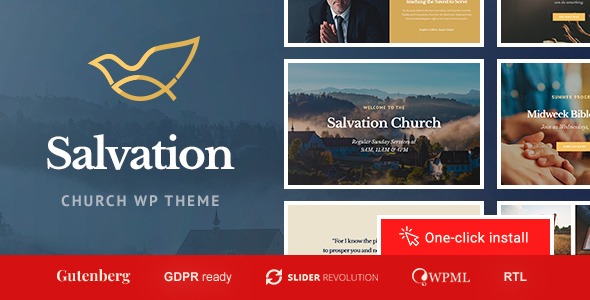 Salvation Church - Religion WP Theme