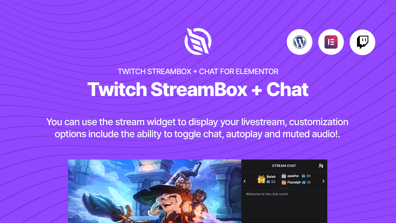 Struninn - Twitch Streambox with Chat and Videos