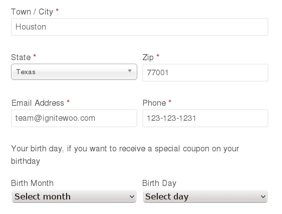 Birthday Coupons for WooCommerce