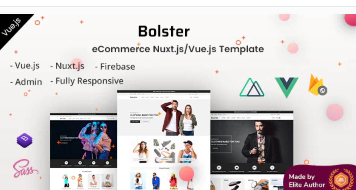 Bolster - Vue Nuxt.js eCommerce Template